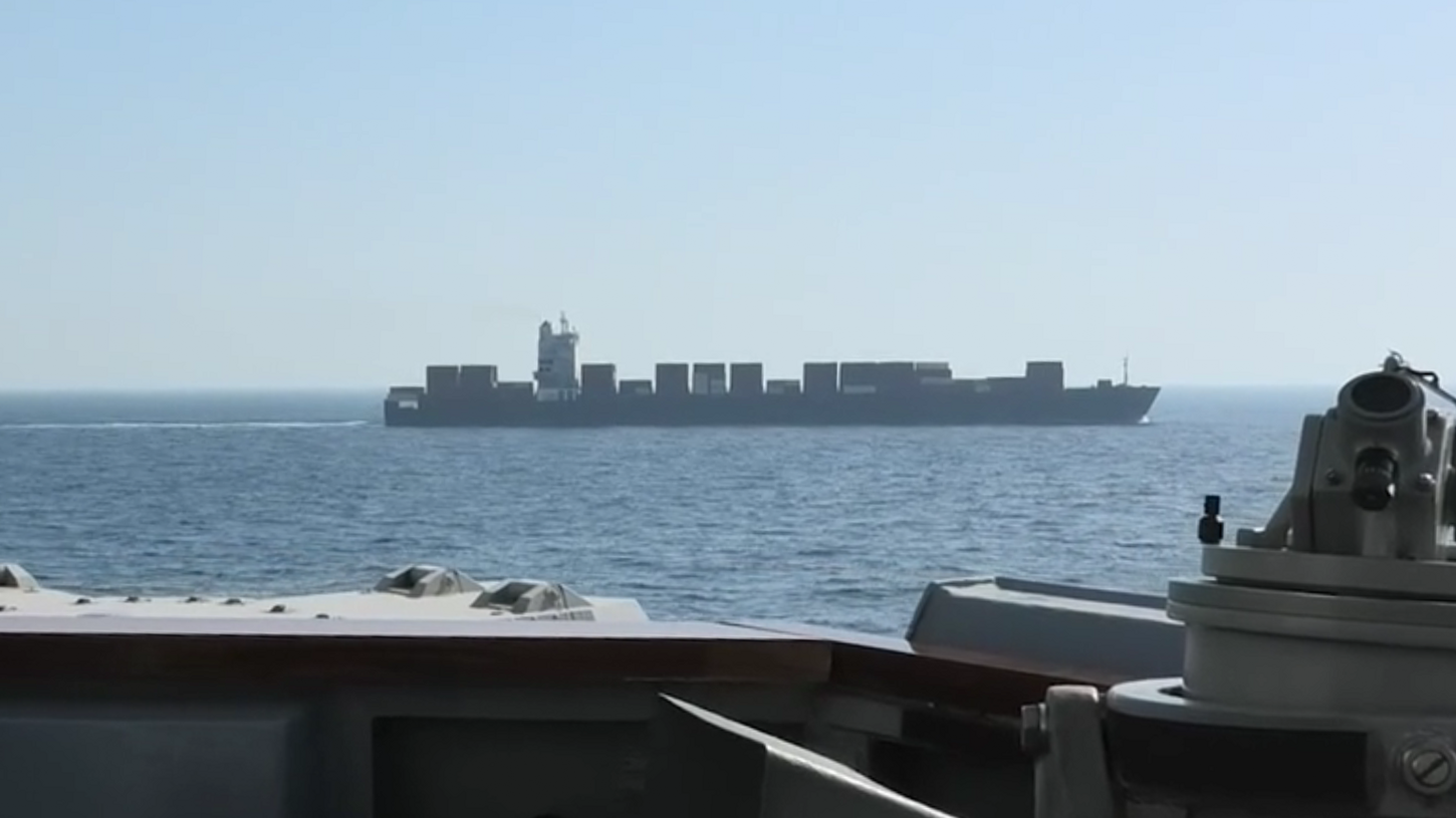 RazomUA - USS Spruance пробил машинное отделение Touska — первый захват судна при блокаде