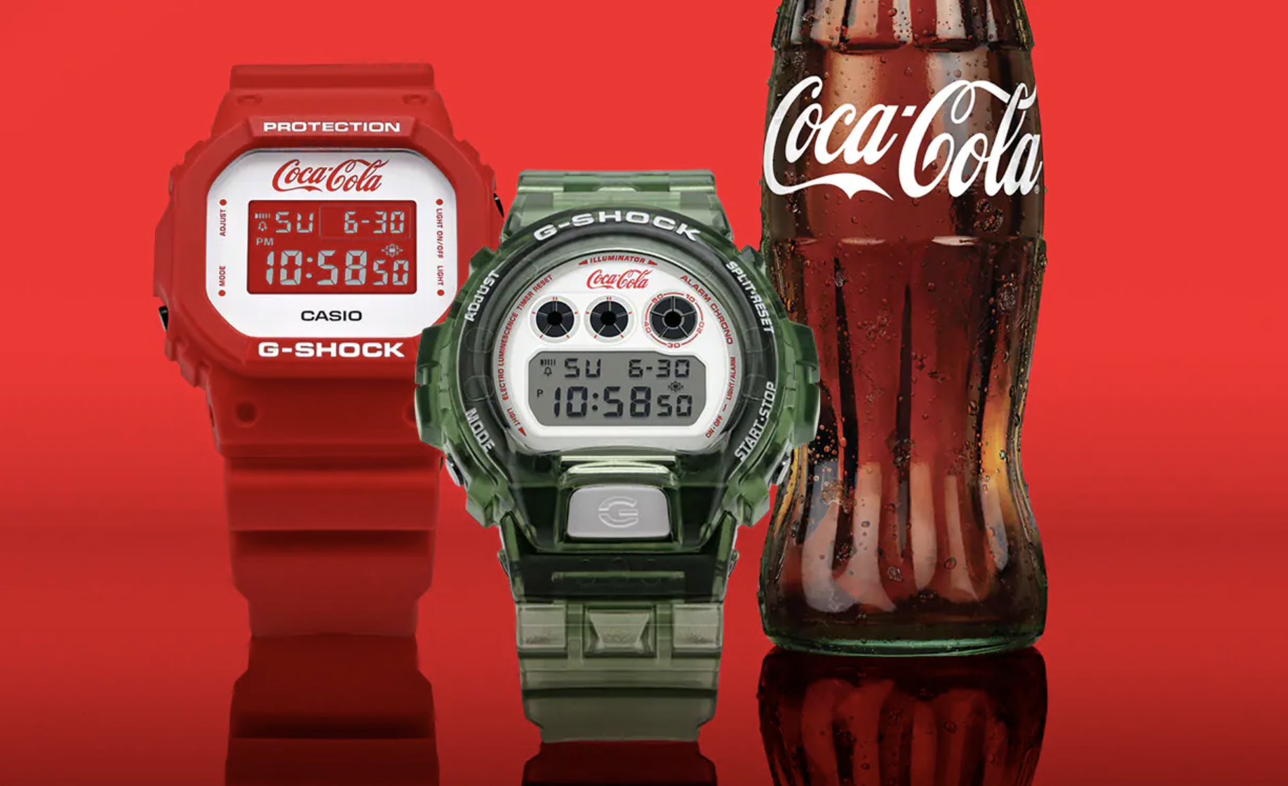 RazomUA - Це не просто годинник: Coca‑Cola і Casio готують зелений G‑Shock