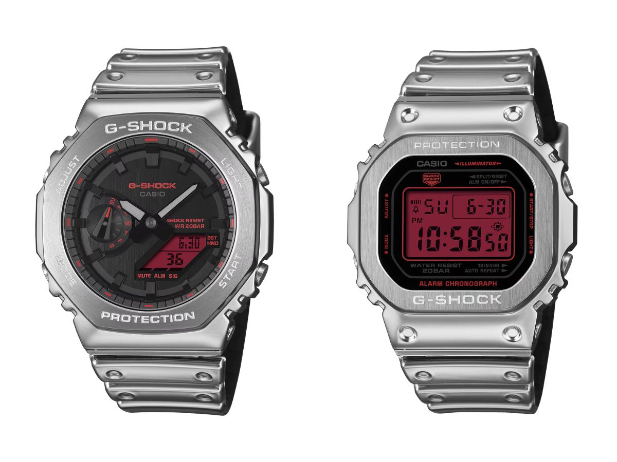 RazomUA - Casio G‑Shock Fine Metallic із червоним дисплеєм виходить у ЄС — ціни, функції та чому це варто знати