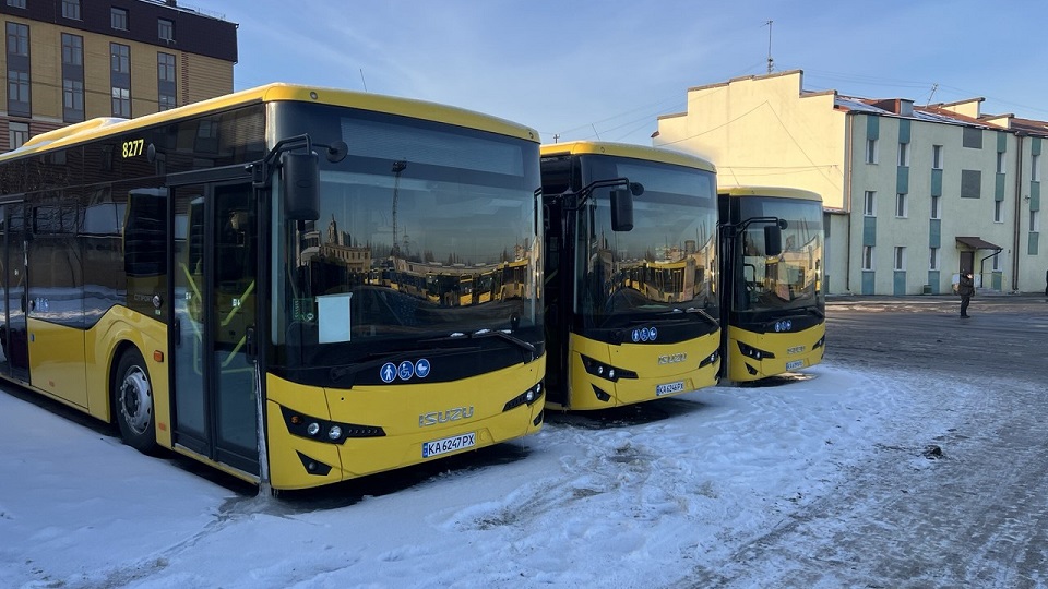 RazomUA - 20 New Isuzu Buses in Kyiv — Strengthening the Network and Providing Backup for Electric Transport Failures