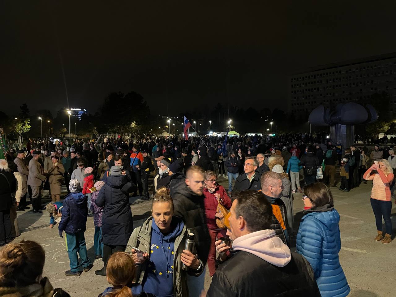 RazomUA - Bratislava Students Take to the Streets: Protest Against Fico and Support for Ukraine