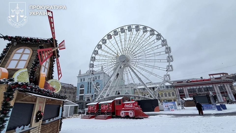 RazomUA - La grande roue à Podil a été fermée après l'intervention du parquet — la ville propose un autre emplacement