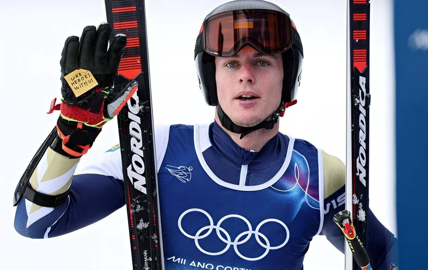 RazomUA - Рукавичка замість шолома: дебютант Шеп’юк підтримав Гераскевича на Іграх‑2026