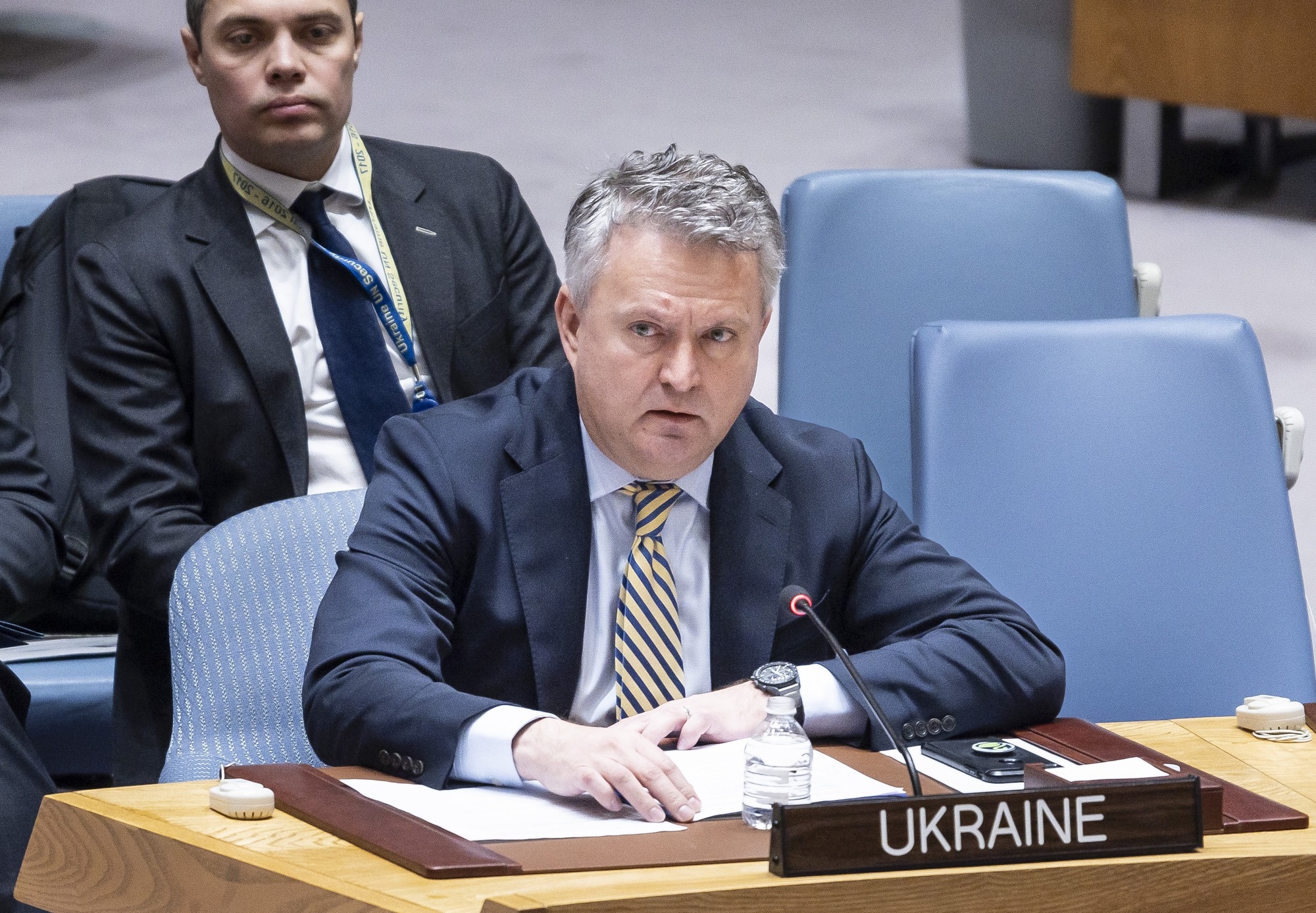 RazomUA - Im Schweigen des UN-Sicherheitsrats: Wie Russland bei den UN den Vorsitz führte, während es die Ukraine angriff — Kyslytsias Aussage