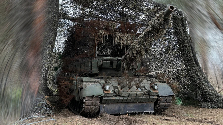 RazomUA - 52 удари за день — і танк у строю: як Leopard 1A5 пережив роєву атаку дронів