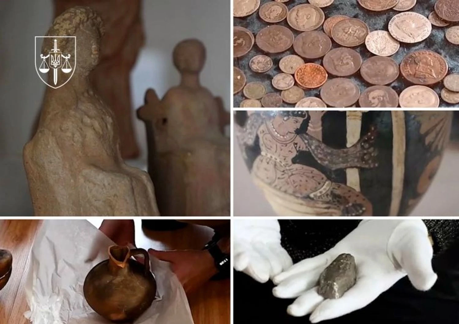 RazomUA - Staatsanwaltschaft gibt dem Staat über 7.000 archäologische Artefakte zurück