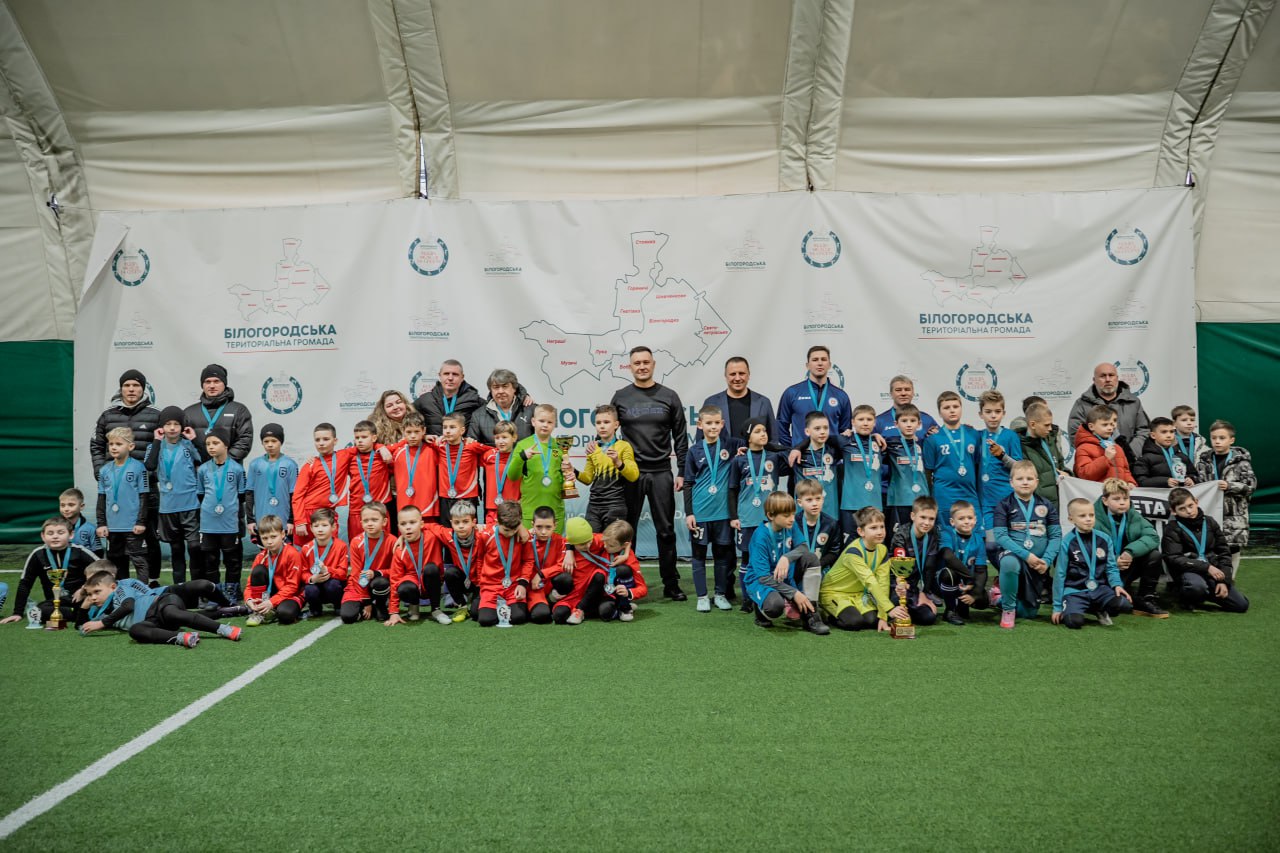 RazomUA - 39 teams, 600 young footballers and one winner: the winter championship concluded in Bilohorodka