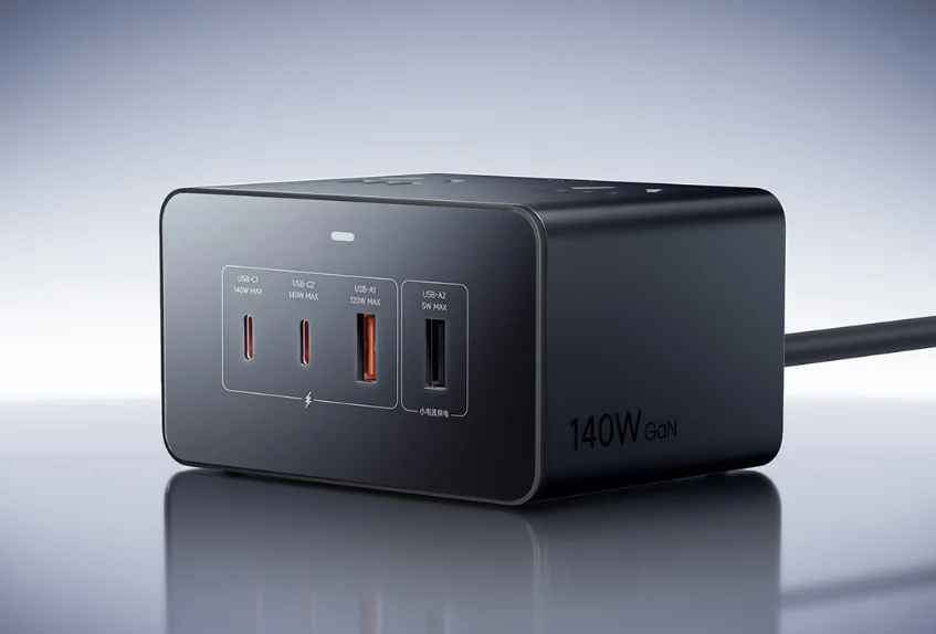 RazomUA - Powerful and affordable: Xiaomi unveils Desk Charging Station 140W — 8 ports for $42 and what it changes