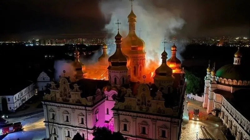 RazomUA - UNESCO Should Expel Russia: Kyiv's Millennium-Old Cathedral Under Fire