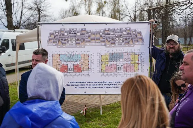 RazomUA - 272 families, three years of waiting, 144 apartments in the first phase: excavation finally begins in Hostomel