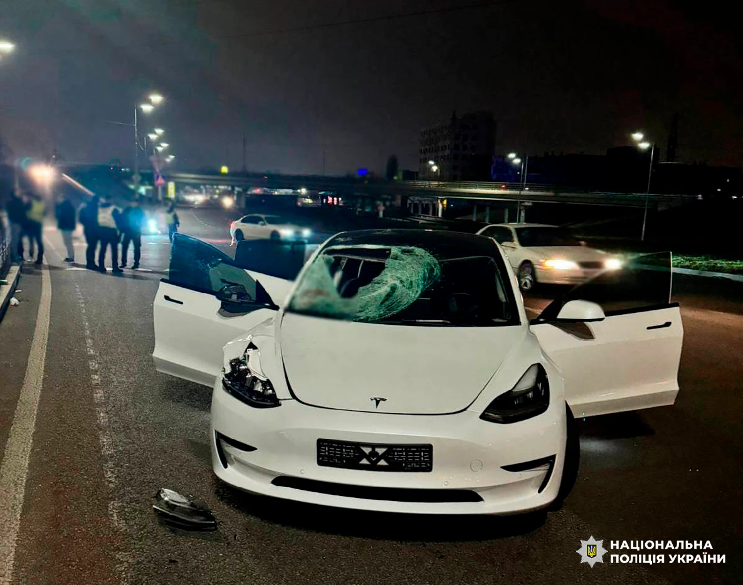RazomUA - Betrunkener Tesla-Fahrer tötet 13-jähriges Mädchen am Zebrastreifen in Kiew