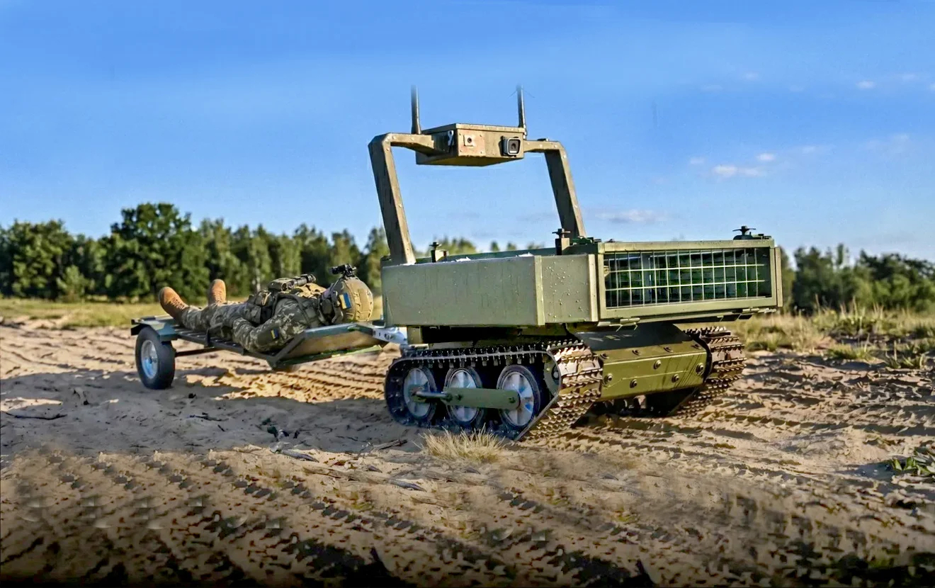 RazomUA - Vepr прошел от теста к кодификации за год: что умеет первый серийный медевак-робот ВСУ