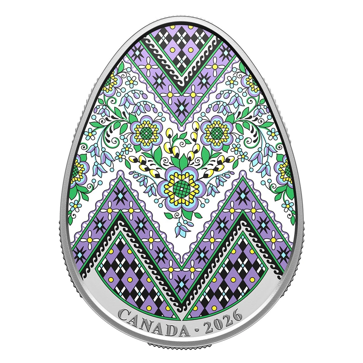 RazomUA - Canada issues silver "pysanka": a symbol of solidarity and cultural diplomacy