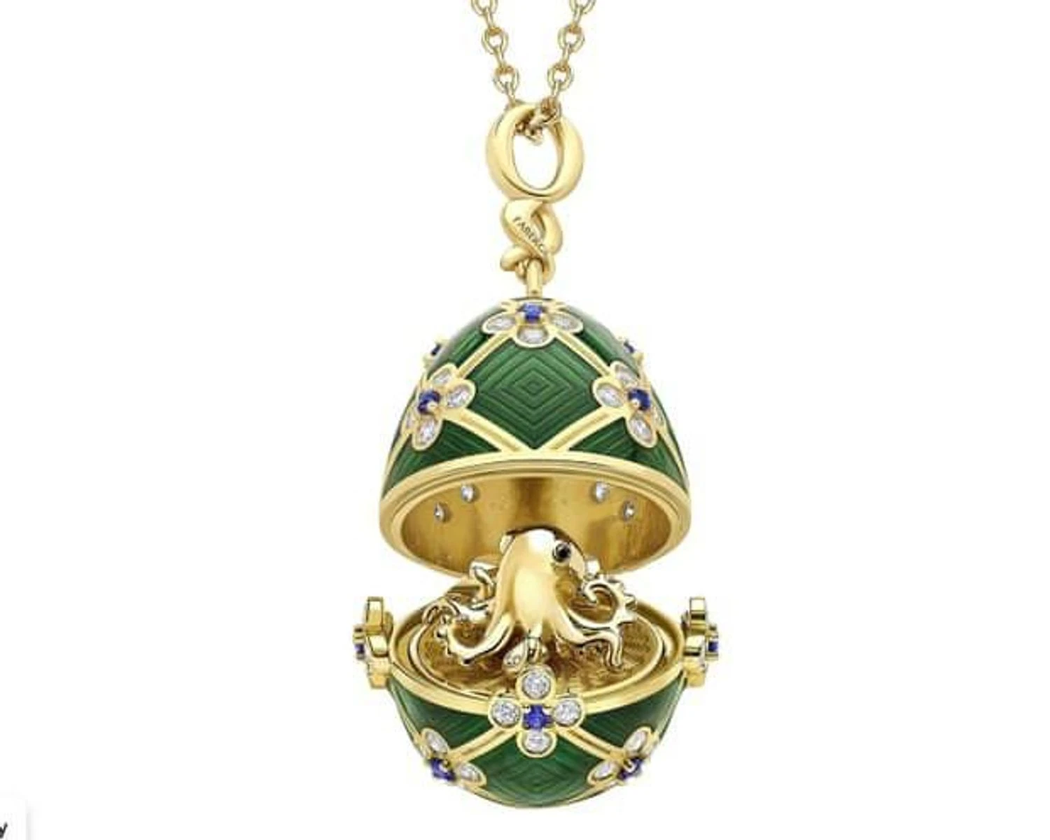 RazomUA - In Auckland verschluckte ein Besucher einen Fabergé-Anhänger im Wert von 33.000 NZD